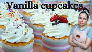 How to make DELICIOUS VANILLA CUPCAKES | My BEST RECIPE | Villa cocina