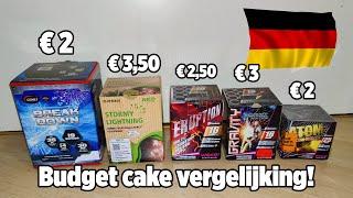 XXL DUITSE BUDGET CAKE VERGELIJKING