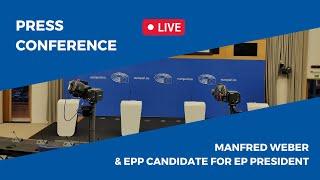 LIVE: Press conference EPP Group - candidate for President of the European Parliament