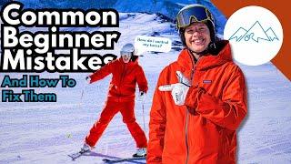 How do I control my turns when skiing? | Common Beginner Mistakes and how to fix them.