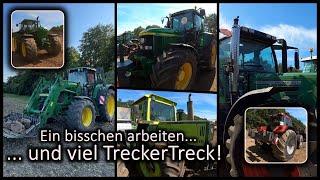 Mit dem 7430 Steine sammeln | Beim TreckerTreck Fitzen | Woche 5 als Erntehelfer | LOHN VLOG 46