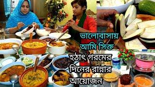 Bangladeshi Vlog # হঠাৎ গরমের দিনের রান্নার আয়োজন আঙুল চেটেপুটে খাবার/Blog Mukta