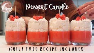 Candle Making Tutorial - Dessert or Candle?! How To Make  A Dessert Candle (Free Recipe)