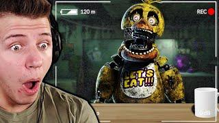 SCHAU DIESES VHS TAPE NICHT ALLEINE - Chica Salvage | Fnaf - Reaction