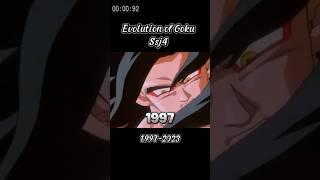 Evolution of Goku Ssj4 (1997-2023) #evolution #dragonball #dbz #dbs