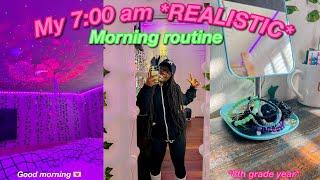 My REAL *in person* school morning routine 2022