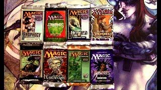 MTG VINTAGE Booster Packs Opened, 8 Pre-Modern - Stronghold, Alliances, Weatherlight