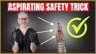 Increase Your Injection Safety With This Aspiration Trick. Dermal Filler Safety Advice