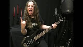 Metallica- "The Four Horsemen" bass cover by Adina Blase