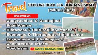 DEAD SEA, JORDAN/ISRAEL IN MIDDLE EAST