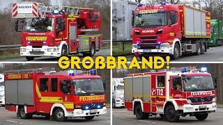 [GROßBRAND in HERTEN | SIRENENALARM!] - Einsatzfahrten Feuerwehr & Rettungsdienst in HERTEN!