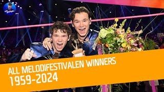  Melodifestivalen 2024: All Winners / Alla Vinnare (1959-2024)