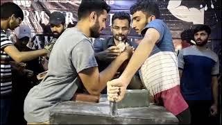 Nosherwan vs abduslam  panja Arm wrestling Rabwah