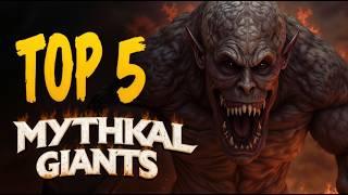 Top 5 Most Dangerous Giants in Mythology and Sacred Texts!