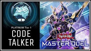 [Master Duel] Platinum 1 with CODE TALKER