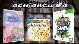 Sell or Shelf #3: (Peppa Pig The Game, The Sims 3 (360), Pokemon Art Academy)