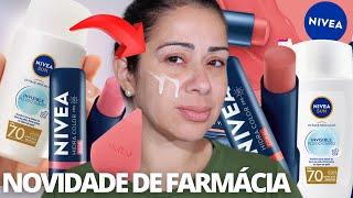 Lançamento De Farmácia : Nivea Protetor invisível , hidra color novas cores e esponja Vult