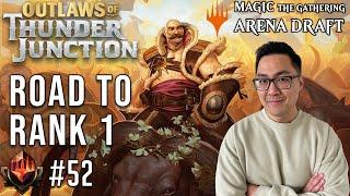 Bruse Almighty Is Godly! | Mythic 52 | Road To Rank 1| Outlaws Of Thunder Junction Draft | MTG Arena