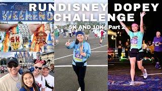 DISNEY WORLD MARATHON VLOG | Dopey Challenge, 5K + 10K | Part 2