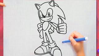 COMMENT DESSINER SONIC FACILEMENT