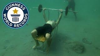 SPOTLIGHT - Most bench presses underwater