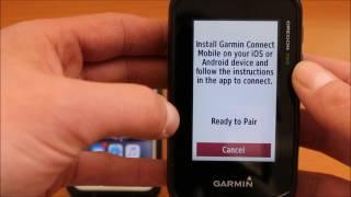 Garmin Oregon 7xx pair with iPhone