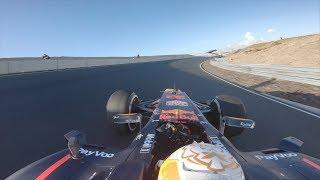 Max Verstappen's first lap at the upgraded Circuit Zandvoort