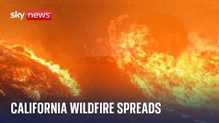 California's largest wildfire spreads threatening thousands of homes