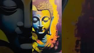 Colourful Natural Buddha Painting - YF Decor