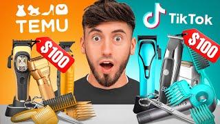 $100 Temu VS $100 TikTok Barber Kit!