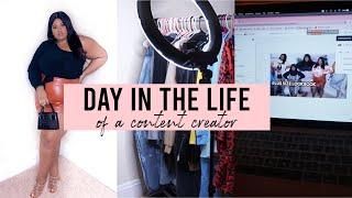 DAY IN THE LIFE of a small Content Creator VLOG | How I Shoot Content For Instagram