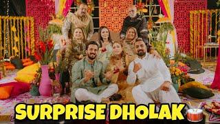 Surprise Dholak Arranged By Ghazal Jawad Family ️ || Sabny Bht Enjoy Kiya 