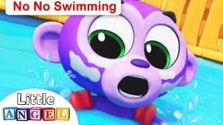 No No Swimming, Safety Tips with Milo the Monkey | Kids Songs and Nursery Rhymes by Little Angel