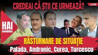 Răsturnare de situație. Hai live cu Turcescu