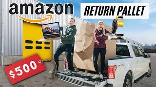 We Paid $500 For An Amazon Returns Pallet - Unboxing MYSTERY Items! 