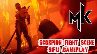 Mortal Kombat Scorpion - fight scene (2022) Sifu gameplay!