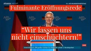 AfD-Parteitag: Eröffnungsrede von Alice Weidel