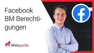 Facebook Business Manager Berechtigungen User / Nutzer