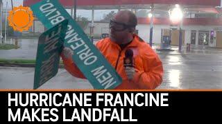 Chaos as Hurricane Francine Makes Landfall in Louisiana