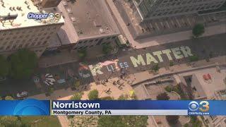 Black Lives Matter Mural Unveiled In Norristown