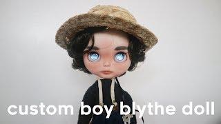 CUSTOM BOY BLYTHE DOLL (Unboxing & say Hello to Miki!)