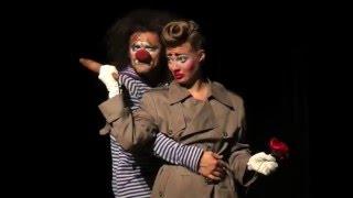 Ученики театра "Лицедеи",  клоун-мим-театр "МИМЕЛАНЖ", отрывок номера "БЕССАМЕ"