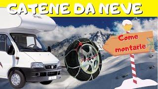 Catene da neve - come montarle - LAVORETTI IN CAMPER #4