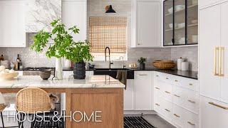 Kitchen Tour: Modern Black and White Kitchen Renovation