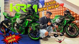 Zx10r new wrap ️ || one in india || Preparation for Ladakh ride