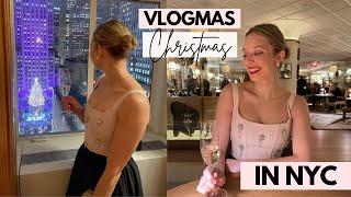 VLOGMAS Day 5: Christmas in NEW YORK! Rockefeller Tree Lighting from L'Avenue at Saks