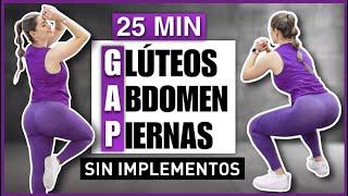 RUTINA DE GAP | Glúteos Abdomen y Piernas | RUTINA SIN PESO Y SIN SALTOS  | NatyGlossGym