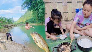 How to make a house canopy with bamboo - daily life of a single mother #lýthịphương