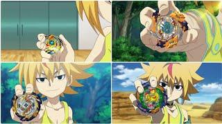 All First Appearances of Fafnir in Beyblade Burst Season 2-6