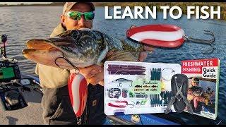 Tailored Tackle Freshwater Fishing Kit & Learn How to Fish Book